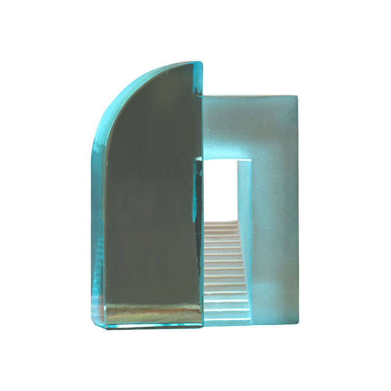 Đồ trang trí đồ chơi Trung Quốc bằng kính mờ màu xanh gradient