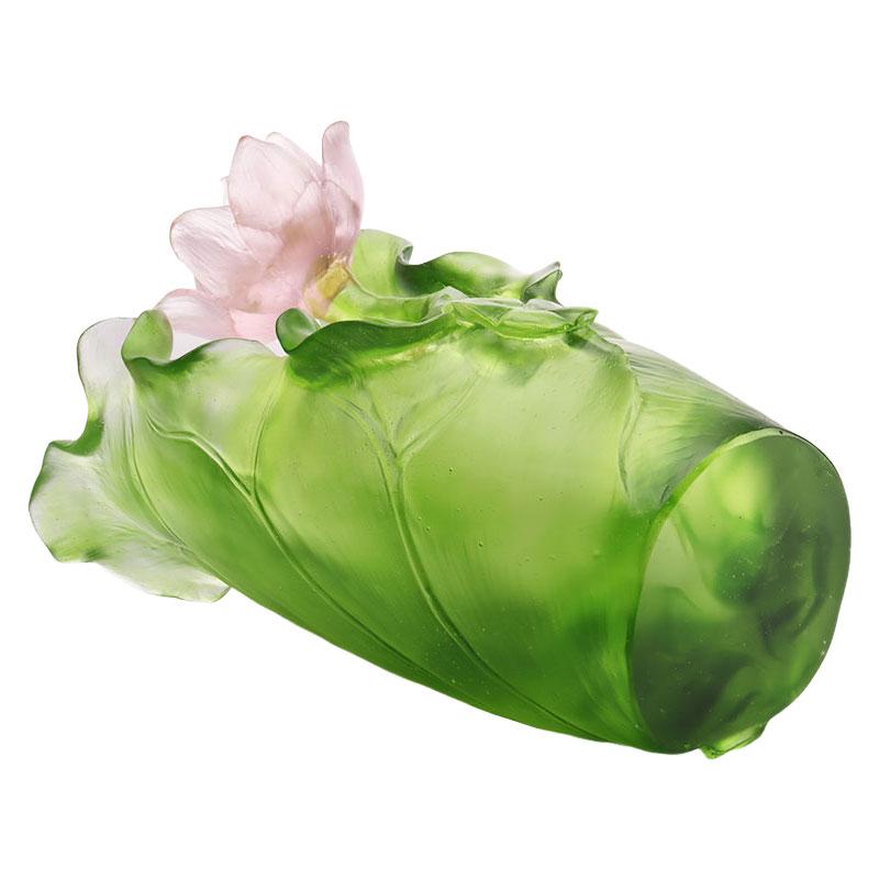 Bộ bình thủy tinh pha lê trang trí hành lang Lotus Series