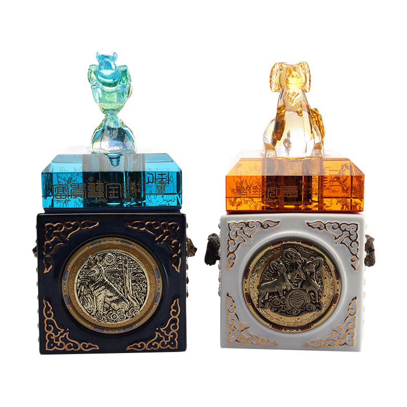 Nắp chai hươu màu xanh đồ trang trí đồ dùng chai rượu thủy tinh