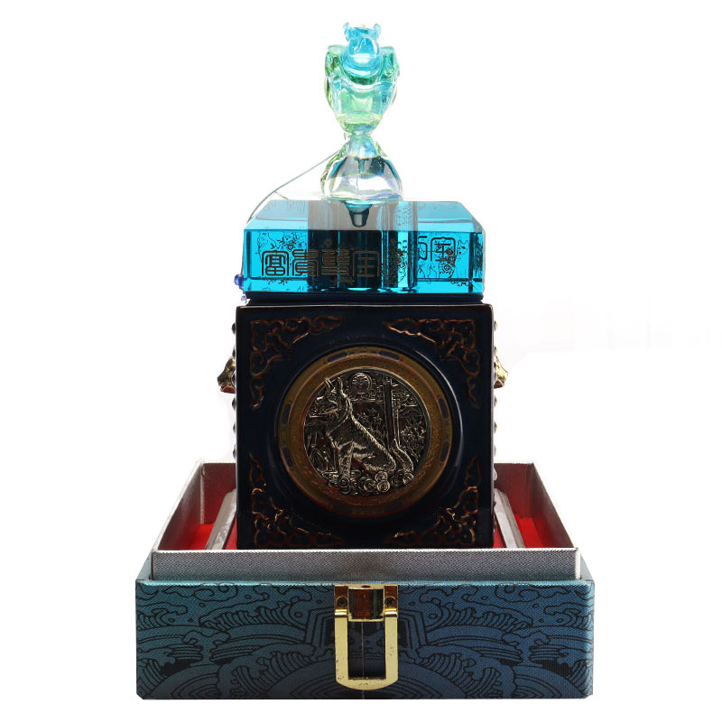 Nắp chai hươu màu xanh đồ trang trí đồ dùng chai rượu thủy tinh