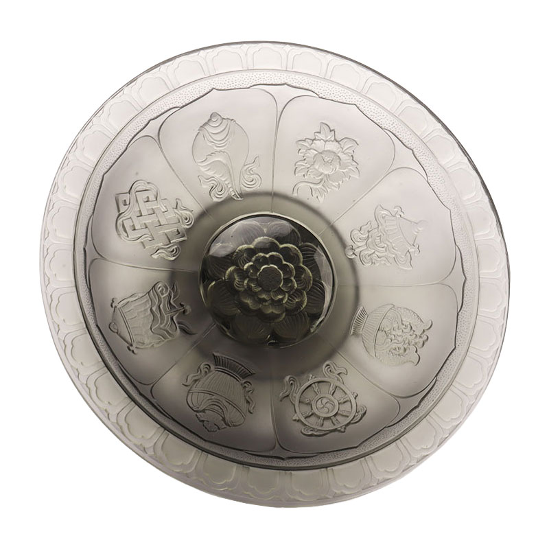 Bát trái cây tráng men màu xám