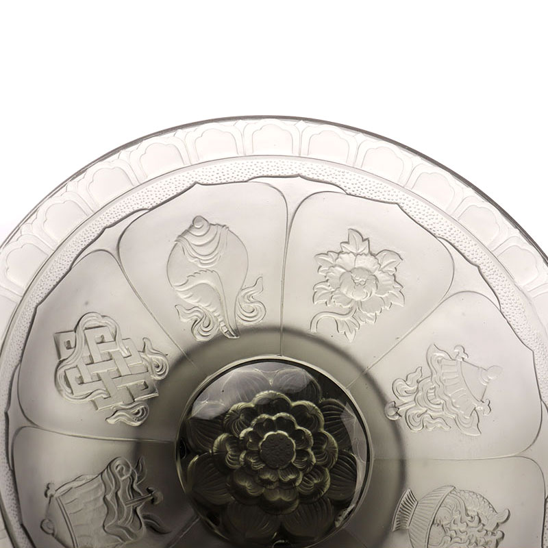 Bát trái cây tráng men màu xám