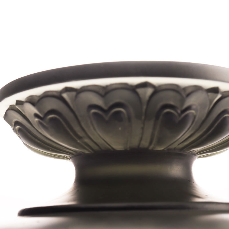 Bát trái cây tráng men màu xám