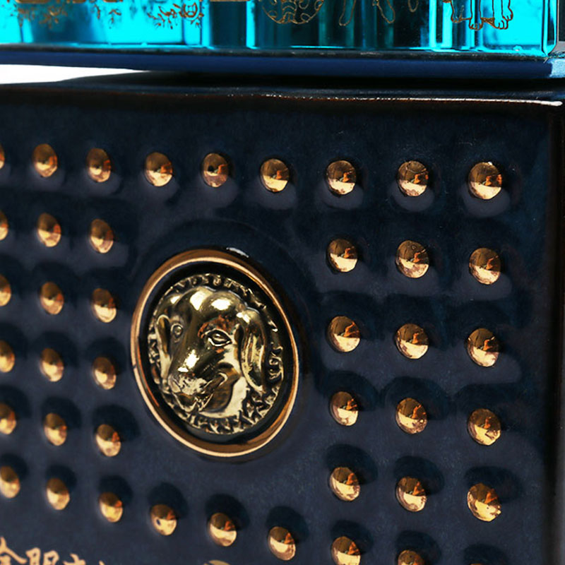 Nắp chai hươu màu xanh đồ trang trí đồ dùng chai rượu thủy tinh