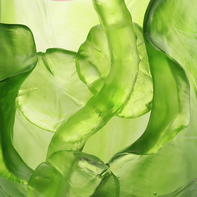 Bộ bình thủy tinh pha lê trang trí hành lang Lotus Series