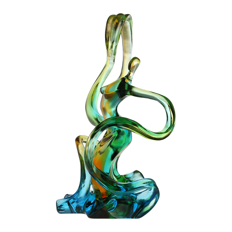 Đồ trang trí bằng thủy tinh màu trang trí nhà cửa