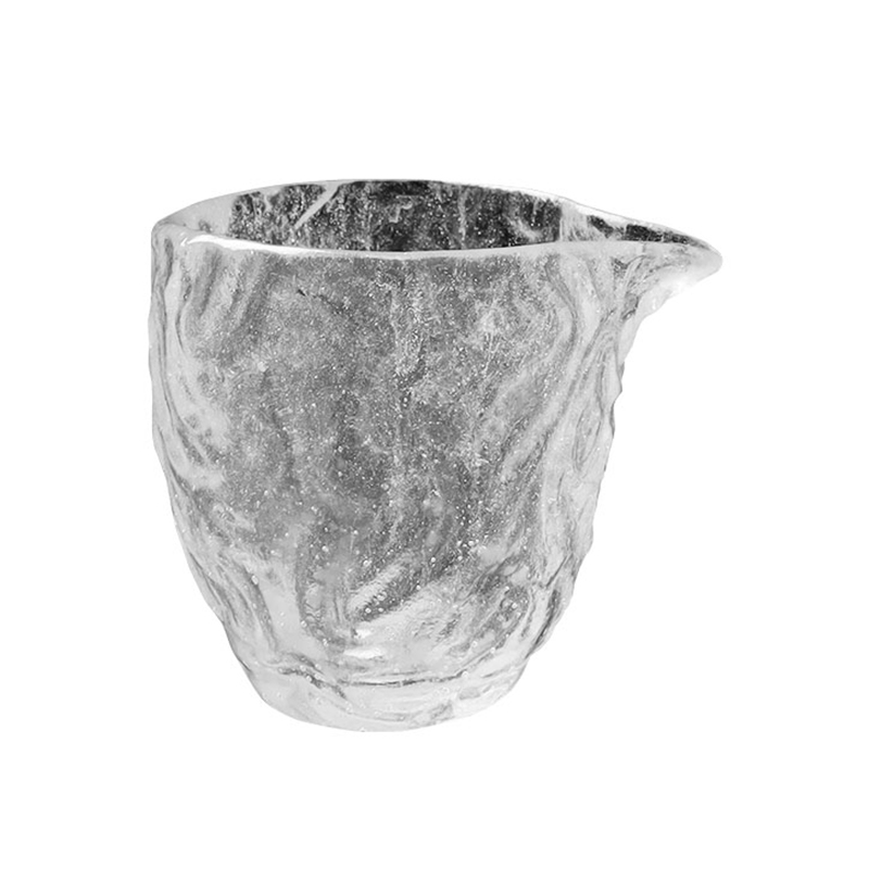 Bộ tách trà thủy tinh trong suốt họa tiết bong bóng dùng cho cuộc họp văn phòng tại nhà